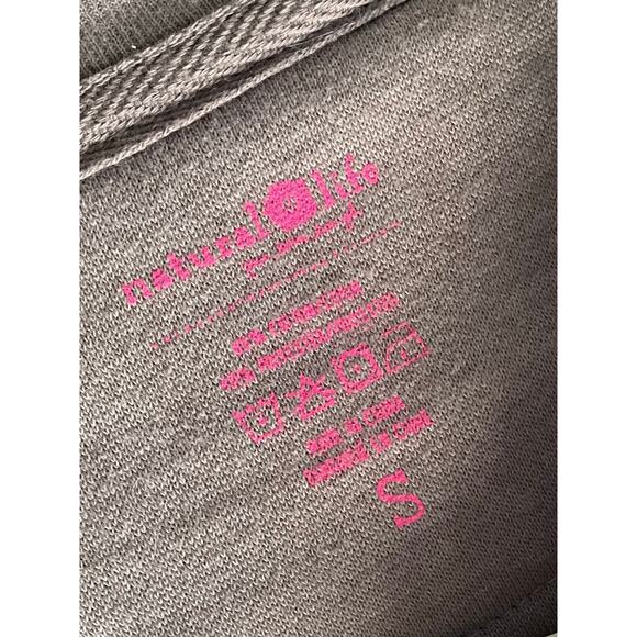 Natural life boho comfy retro casual smiley face sweatshirt with pockets small - Picture 8 of 9